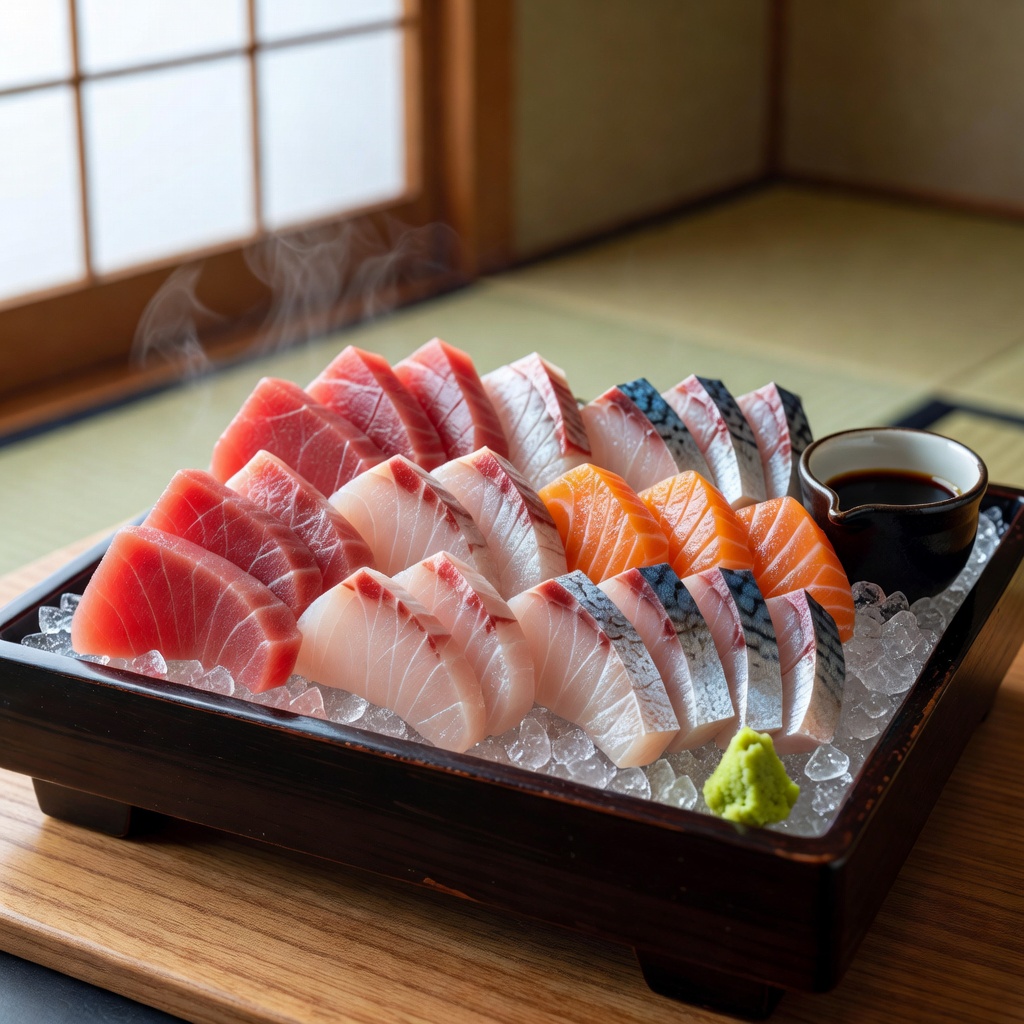 刺身の盛り合わせ
